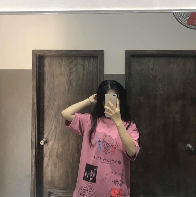 Áo phông đầu lâu nghe nhạc KTH0419
