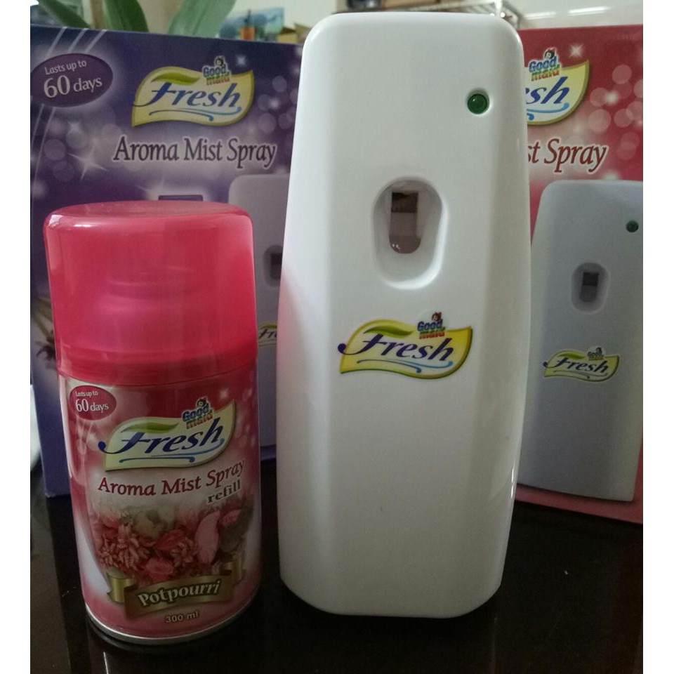 MÁY XỊT KHỬ MÙI TỰ ĐỘNG GOODMAID FRESH AROMA MIST SPRAY STARTER PACK 300ML