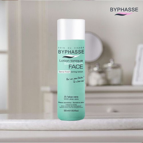 Nước Hoa Hồng Xanh Byphasse 500ml + Tặng kèm chai Xịt Khoá Nền 150ml | BigBuy360 - bigbuy360.vn