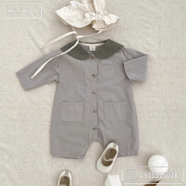 Yếm Hàn Quốc dành cho bé. Chất vải linen thân thiện với làn da.
