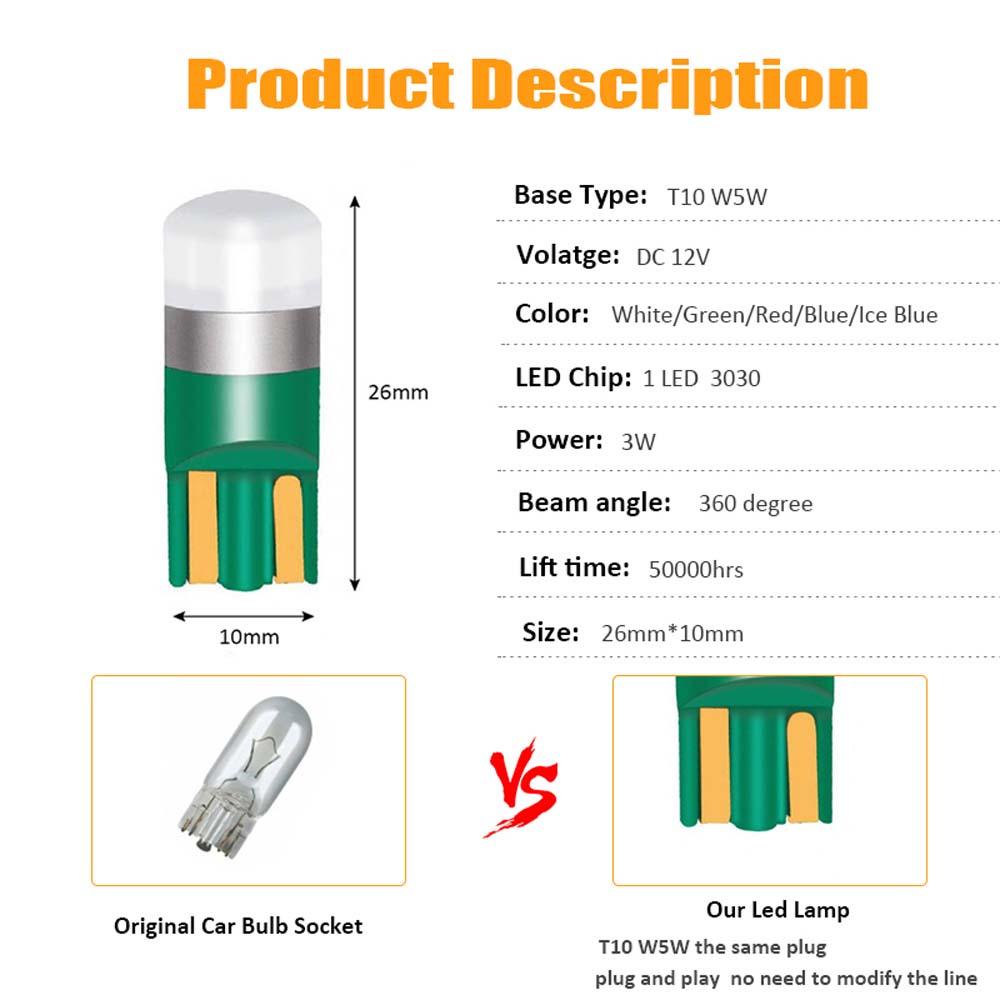 Đèn Led Đọc Sách Đỗ Xe Hơi W5W T10 3030 1SMD