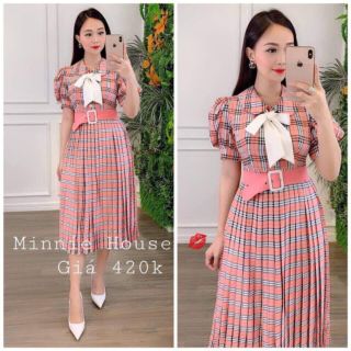 ‼️‼️ combo đầm bbr dập li nơ