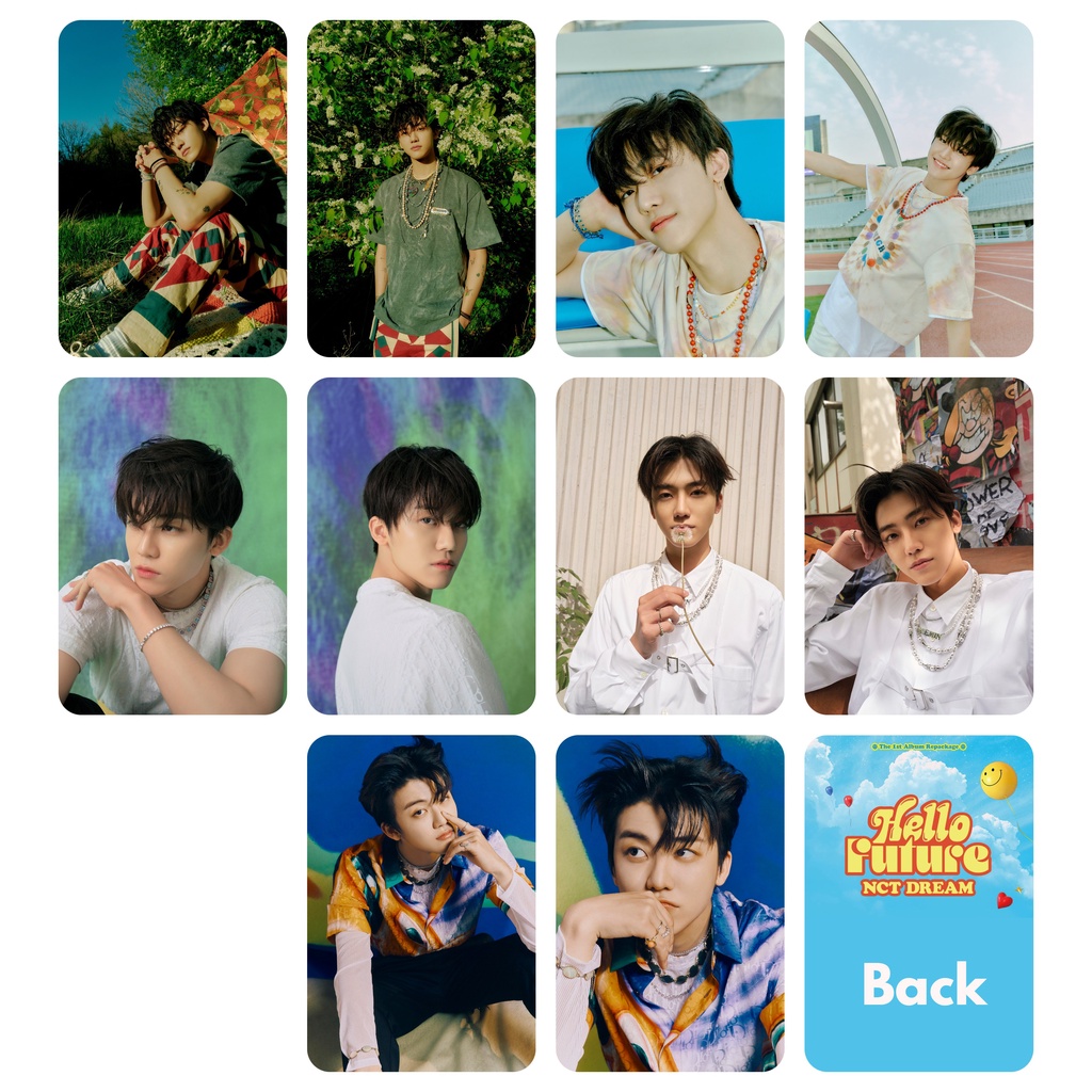 Set 10 card giấy bo góc in 2 mặt nhóm NCT DREAM - Hello Future lẻ 7 thành viên