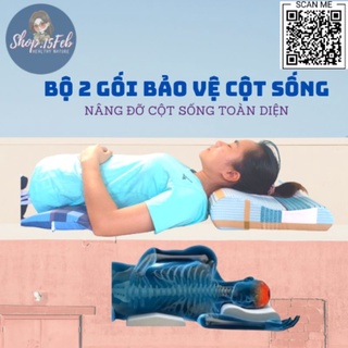 Bộ gối bảo vệ cột sống cổ và thắt lưng khi ngủ