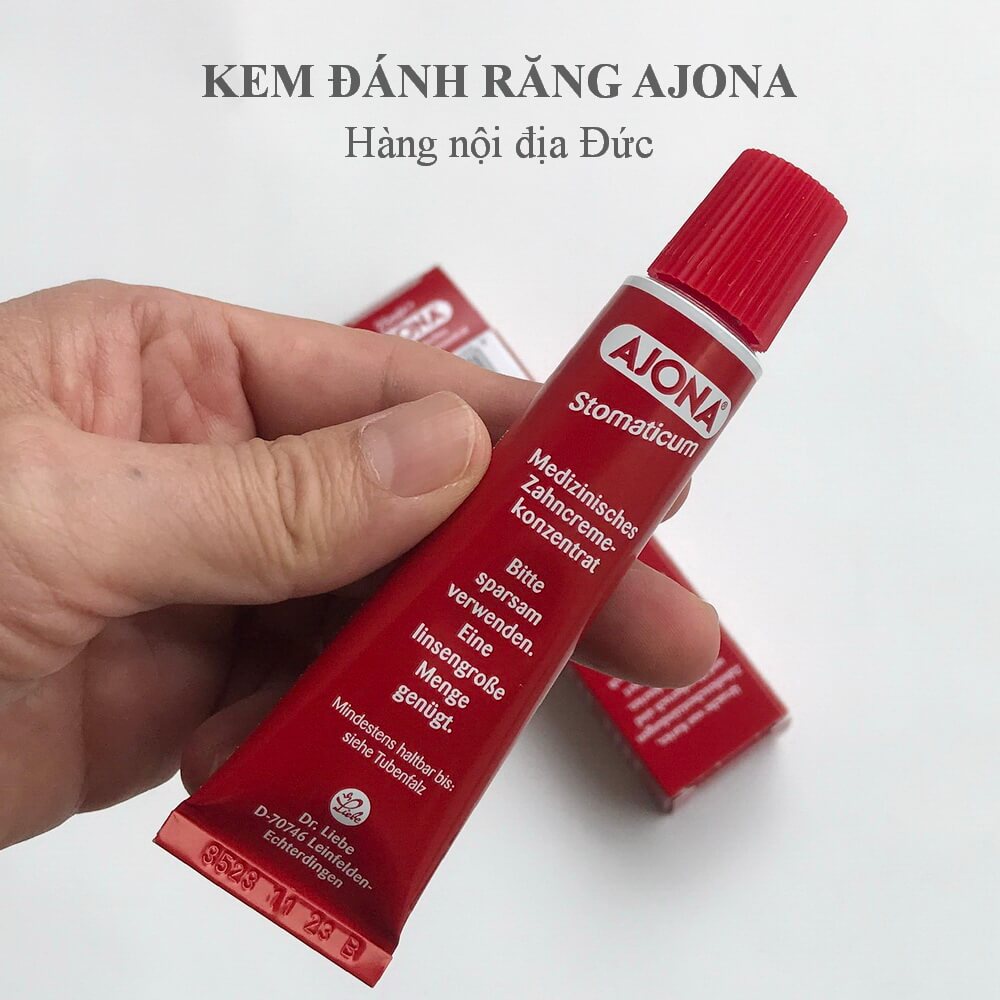 Kem đánh răng nội địa Đức Ajona, cực kỳ hiệu quả trong bảo vệ răng và khoang miệng, giúp răng trắng khỏe, thơm mát-TIVT