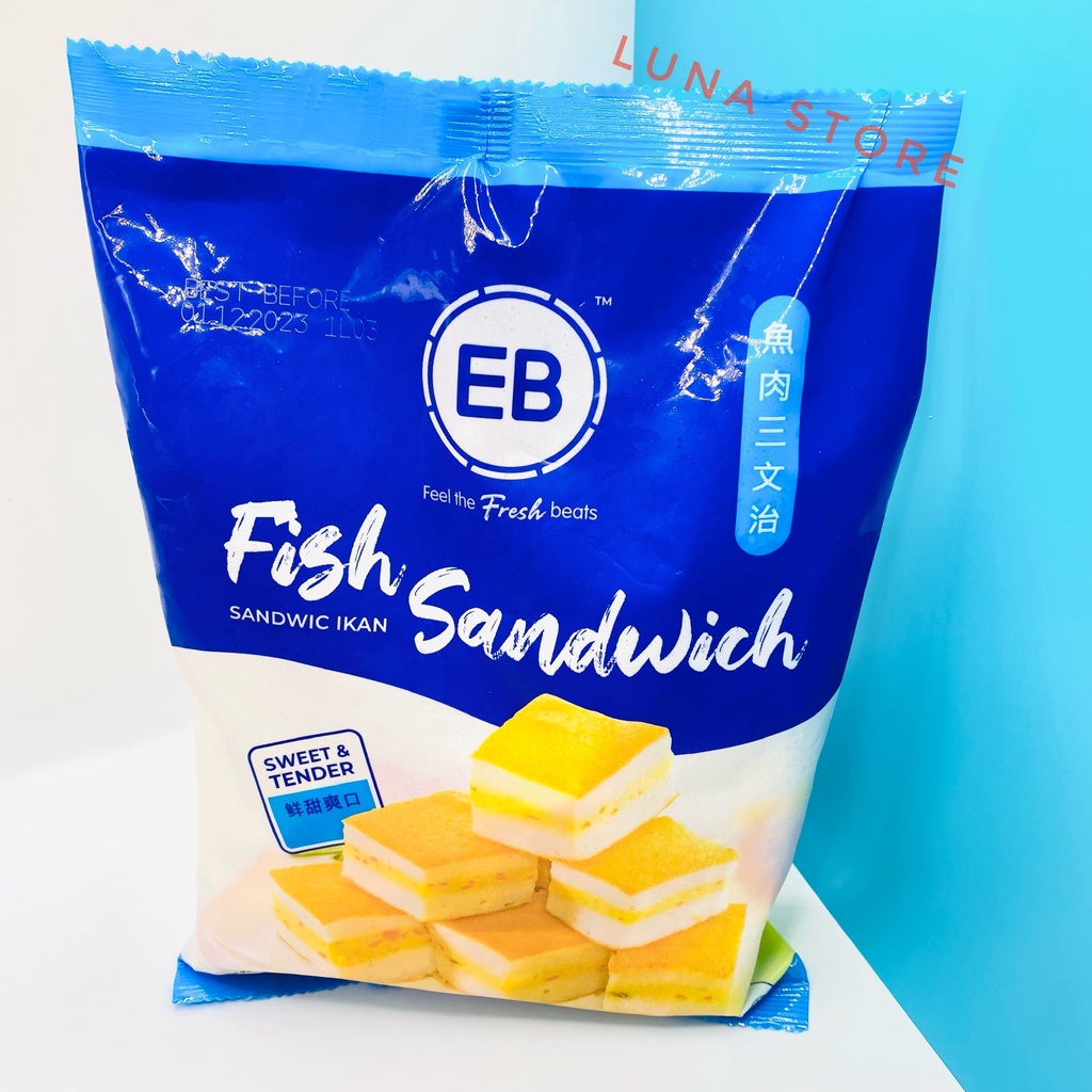 [HỎA TỐC HCM] Viên thả lẩu Malaysia sandwich cá 500g nhúng lẩu cực ngon - LuNa Store