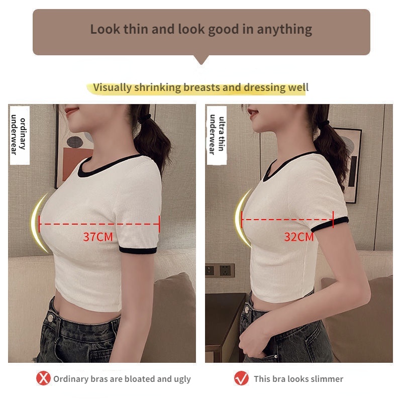 Ultra Áo Ngực Siêu Mỏng Không Gọng Thoáng Khí Thời Trang