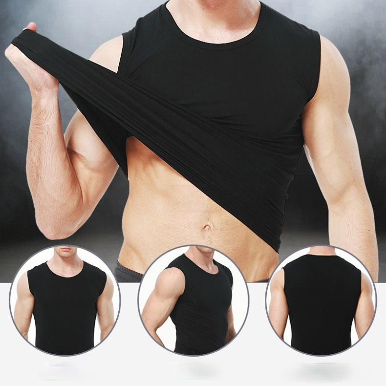 1pcs Cotton Plus Size Sleeveless Shirts Tank Top Men Fitness Shirt Mens Singlet Bodybuilding Workout Gym Vest Fitness Men