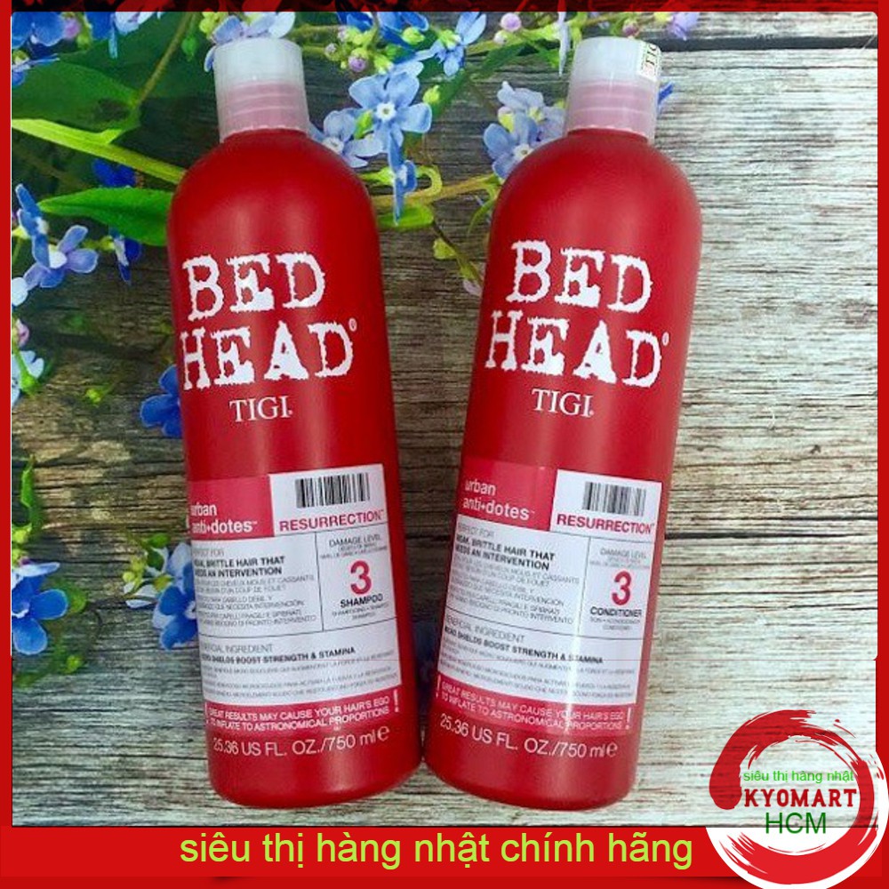 Dầu gội xả Tigi Bed Head Phục Hồi Cấp Độ 3