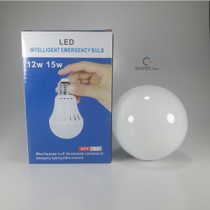 Bóng đèn tích điện 12W tuổi thọ 50.000h, hàng đẹp GiatotHN