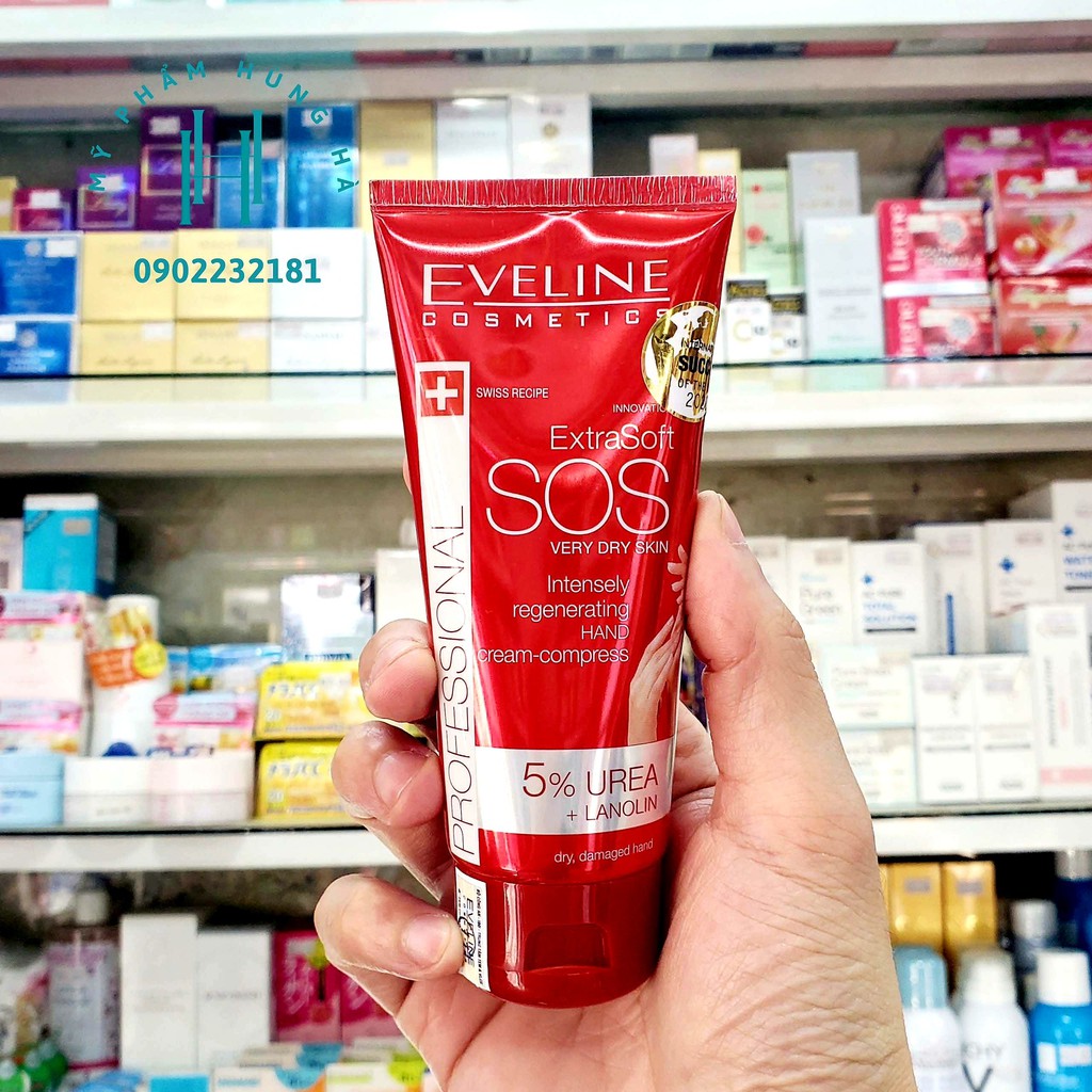 Kem dưỡng da tay Eveline Extra Soft Sos 100ml