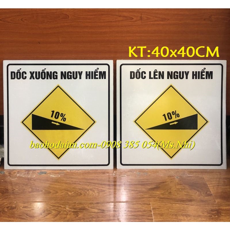 Biển báo giao thông thép mạ kẽm dán decal phản quang 610TQ