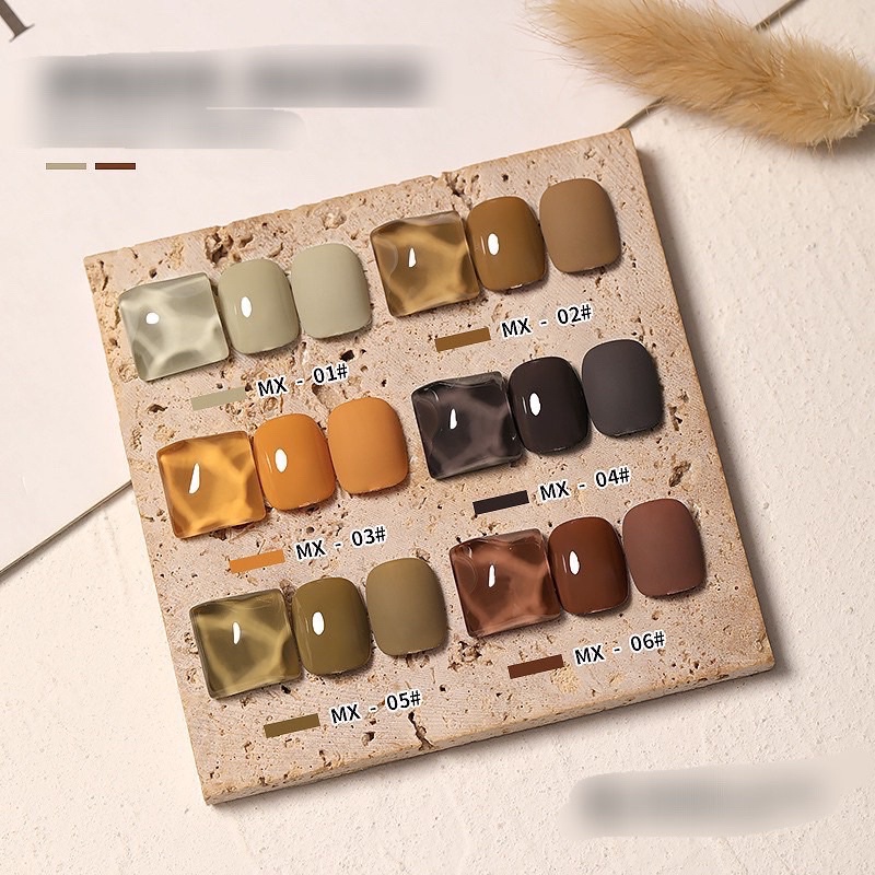 Sơn gel AS 6 màu MX chai lẻ 15ml
