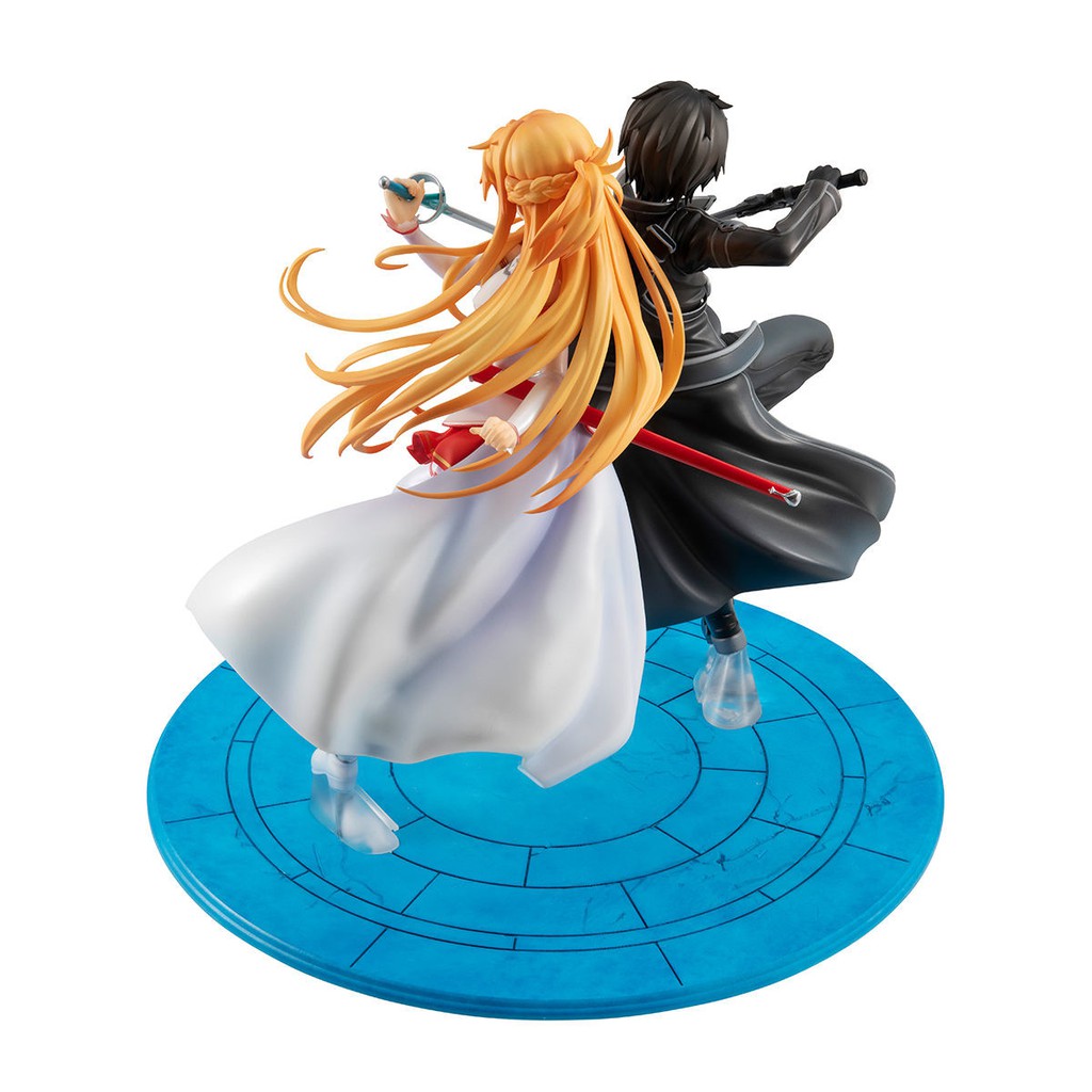 Mô hình chính hãng PVC Scale - Sword Art Online - Asuna - Kirito - Lucrea - 1/7 - SAO 10th Anniversary (MegaHouse)