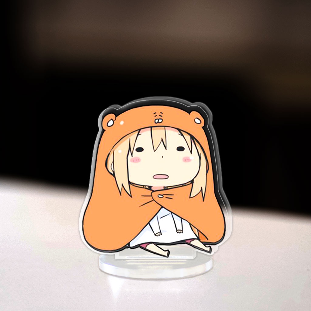 Mô hình Mini Himouto Umaru-chan Standee Chibi Manga Cô em gái hai mặt trang trí góc học tập cao 3cm phụ kiện HM Decor