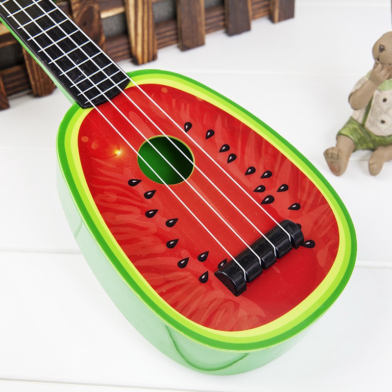 4 dây đàn guitar trái cây Ukulele nhạc cụ trẻ em Giáng sinh quà tặng đồ chơi 