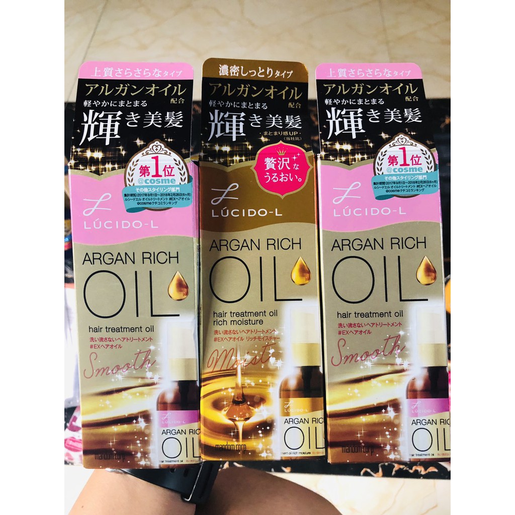 (BILL - Sẵn) Tinh Dầu Dưỡng Tóc Lucido L Argan Rich Oil | BigBuy360 - bigbuy360.vn