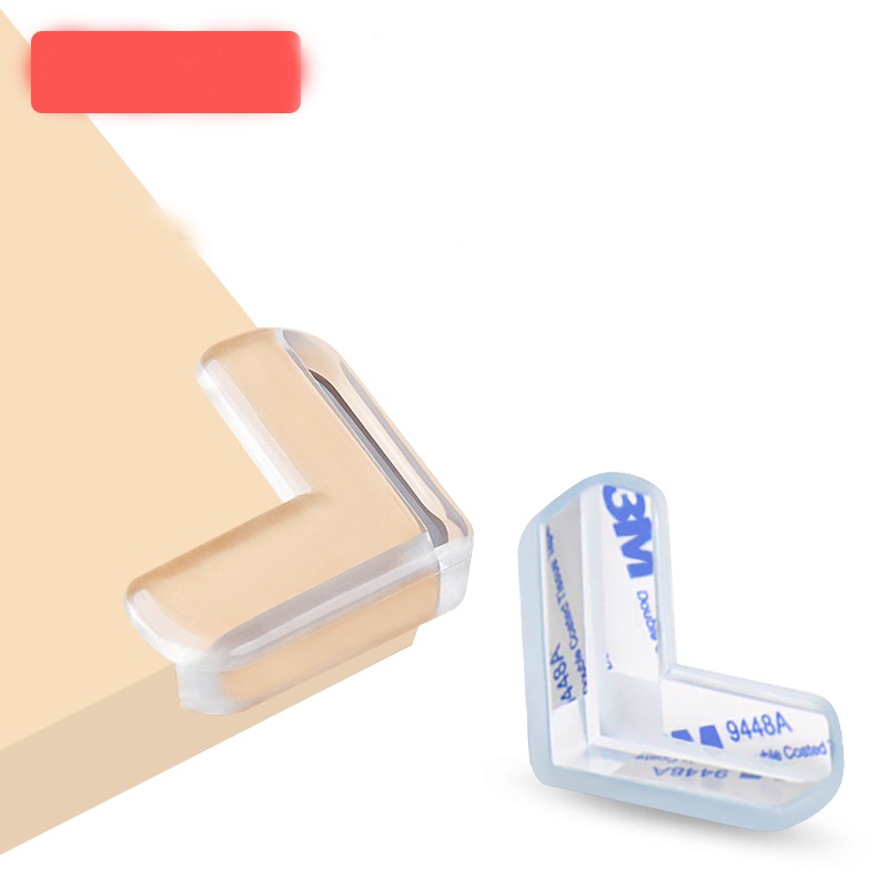 Miếng bọc góc bàn Silicon dẻo dai, miếng bảo vệ góc bàn trong suốt, tránh va đập cho trẻ nhỏ