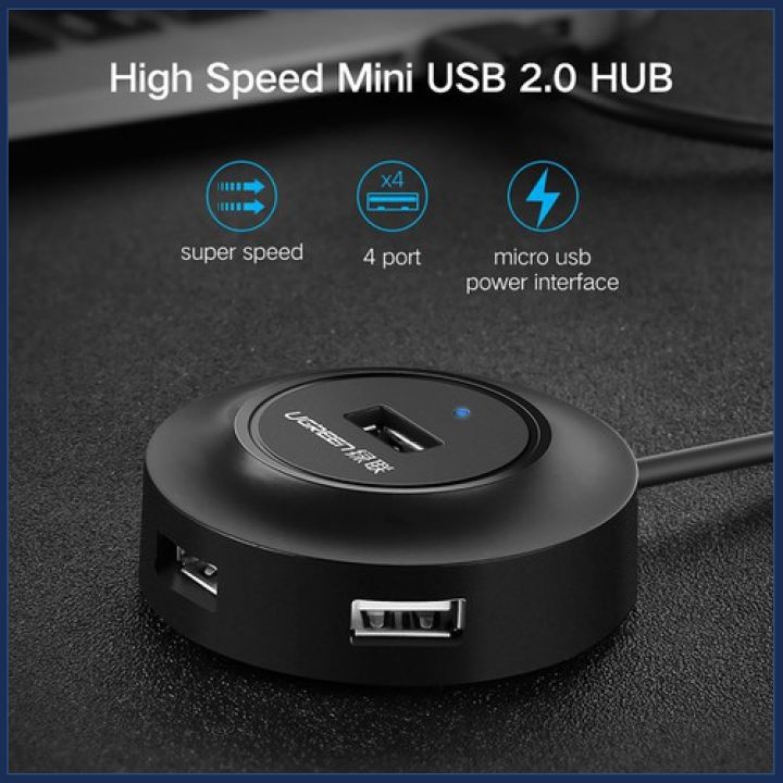 Bộ chia USB HUB 4 cổng USB 2.0 UGREEN 20277