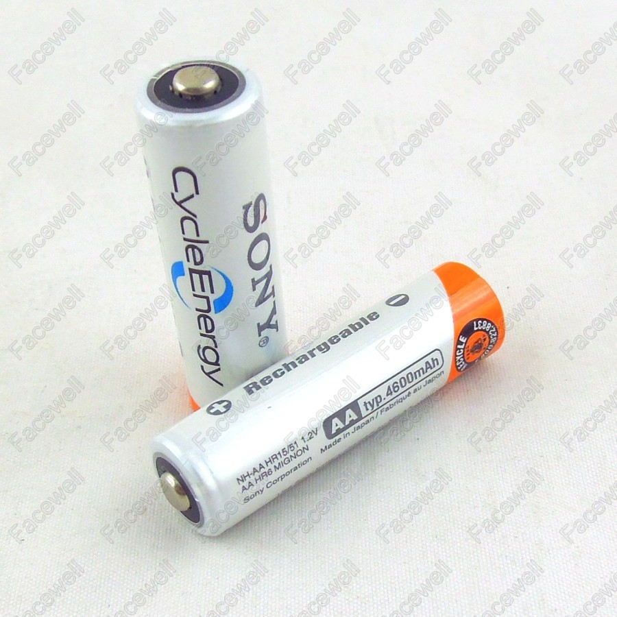 1 vỉ 2 pin sạc AA 4600mah - pin sạc 2a