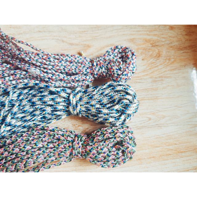Dây thổ cẩm thắt vòng tay handmade