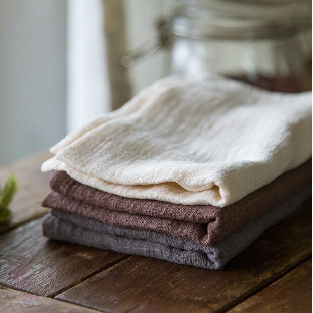 Khăn trải bằng vải cotton linen đơn giản phong cách Nhật Bản đa dụng