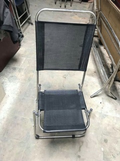GHẾ CÂU CÁ INOX LƯNG CAO