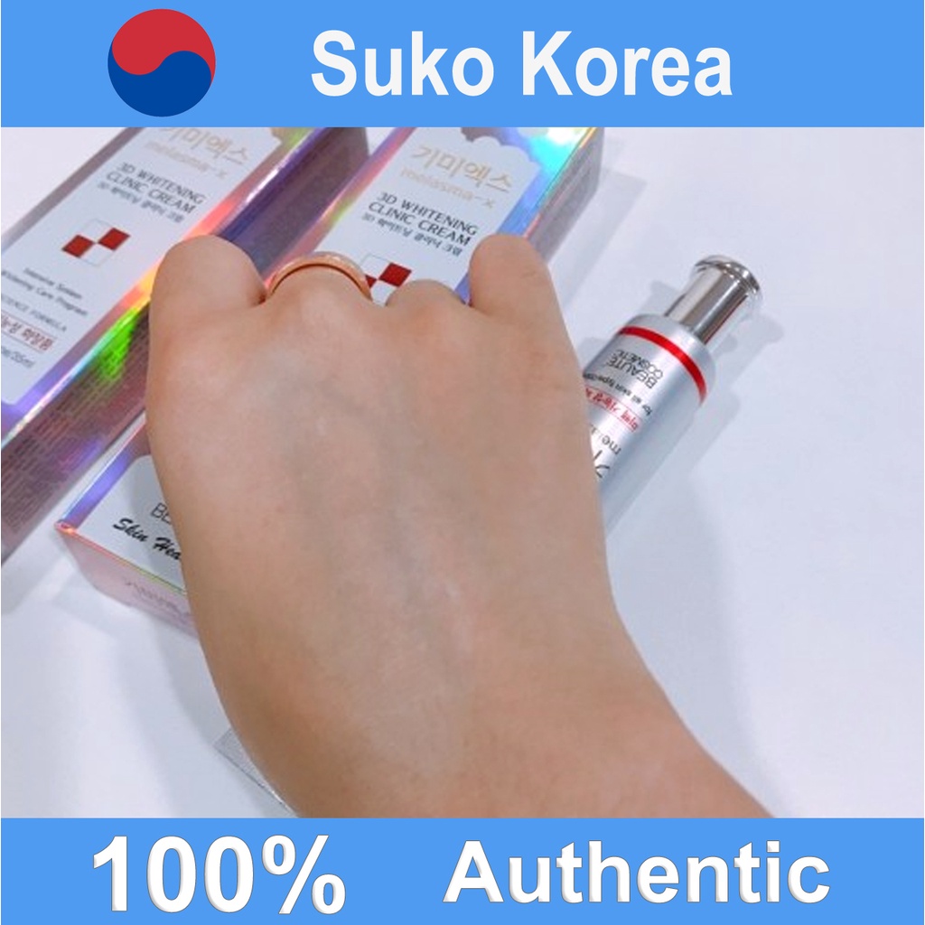 Kem hỗ trợ trị giảm thâm nám tàn nhang Melasma-X 3D Whitening Clinic Cream 40ml - Mỹ phẩm chính hãng