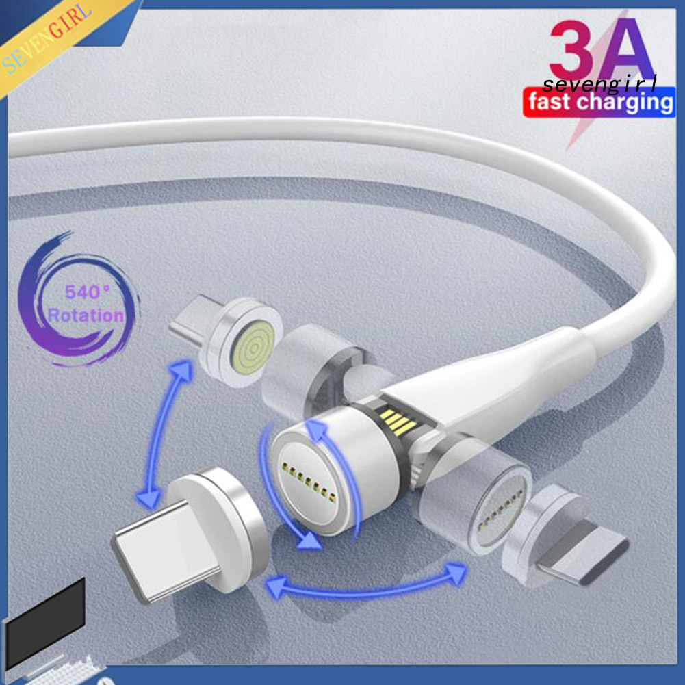 Cáp Sạc Nam Châm Cổng Micro Usb Loại C Cho Iphone Android