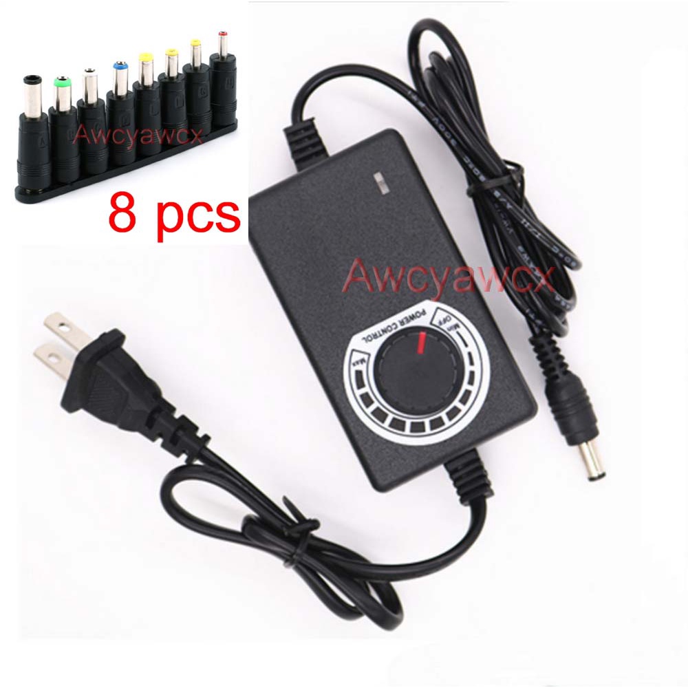 8 ping Bộ Chuyển Đổi Nguồn Điện AC power DC 3V 4.5V 5V 6V 7.5V 8V 9V 10V 12V 15V 17V 18V 19V 20V 21V 22V 23V 24V 500mA 1A 24W