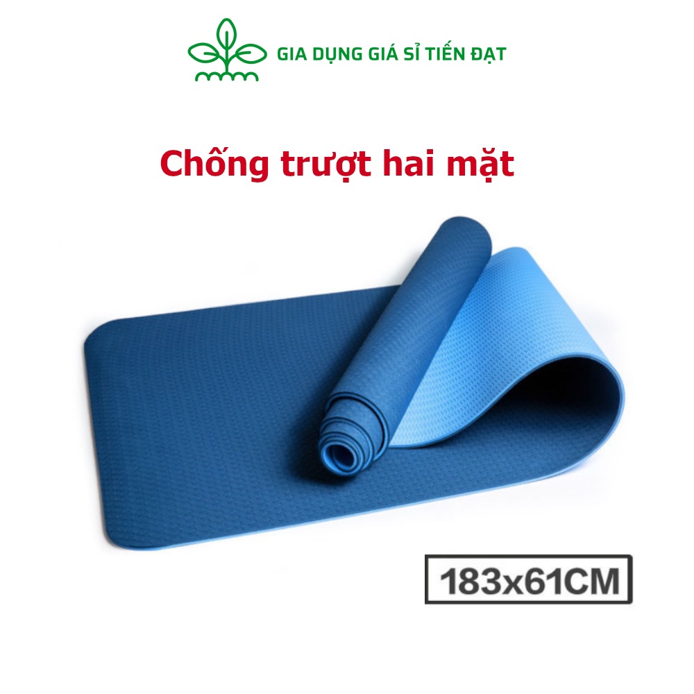 Thảm tập yoga TPE cao cấp 2 lớp 8mm