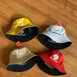 Nón bucket 2 mặt thêu hoa cúc hot trend nam nữ