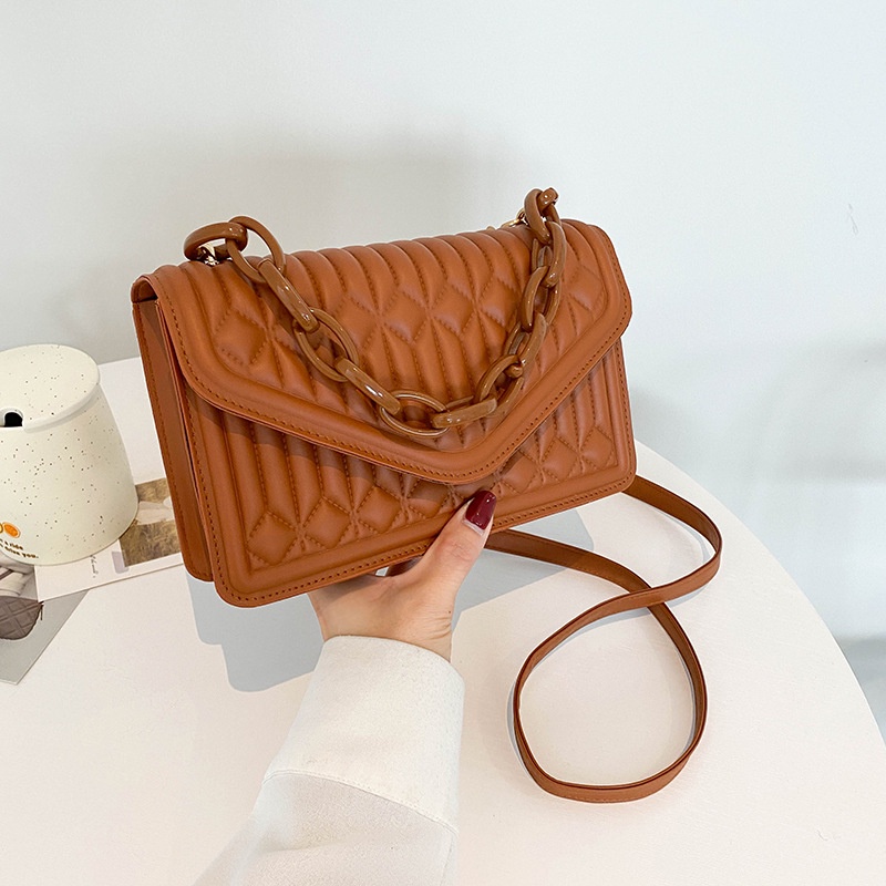 Túi Đeo Chéo Dây Xích Thời Trang Đơn Giản Phong Cách retro