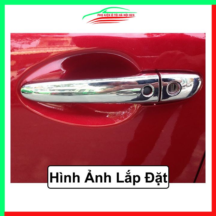 Ốp tay hõm mạ crom Mazda CX8 2018-2023 sáng bóng chống trầy bảo vệ cửa xe ô tô