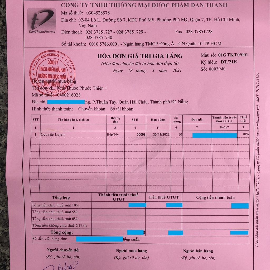 Ocuvite Lutein Viên Uống Bổ Mắt Hộp 60 Viên | Thế Giới Skin Care