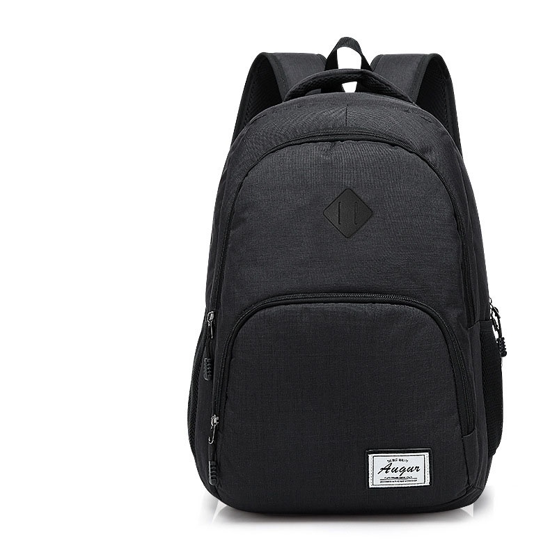 IELGY Vintage Men's Blue/Black Oxford Canvas Travel Backpack