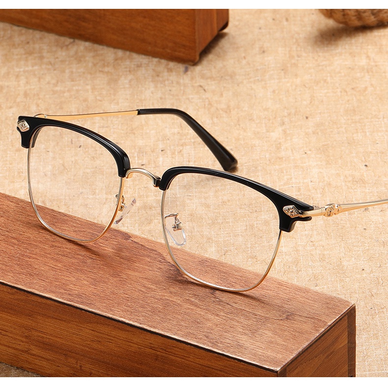 Gọng kính cận nam nữ unisex cao cấp đẹp D-ZINER KI044 chính hãng càng TITANIUM siêu bền