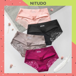 Quần lót nữ viền ren đẹp mềm mại gợi cảm dễ thương  QL04