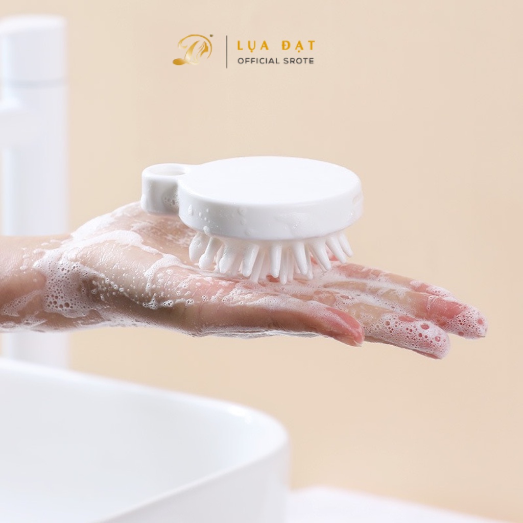 Lược gội đầu Silicone mềm ngăn rụng tóc, chăm sóc da đầu LALITA