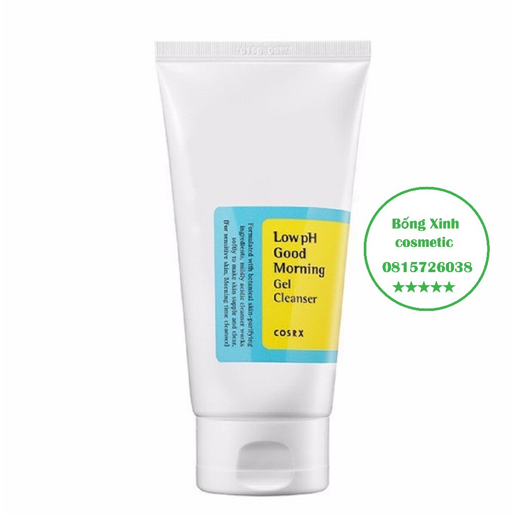 Gel Rửa Mặt Dịu Nhẹ Cosrx Low Ph Good Morning Gel Cleanser 150ml