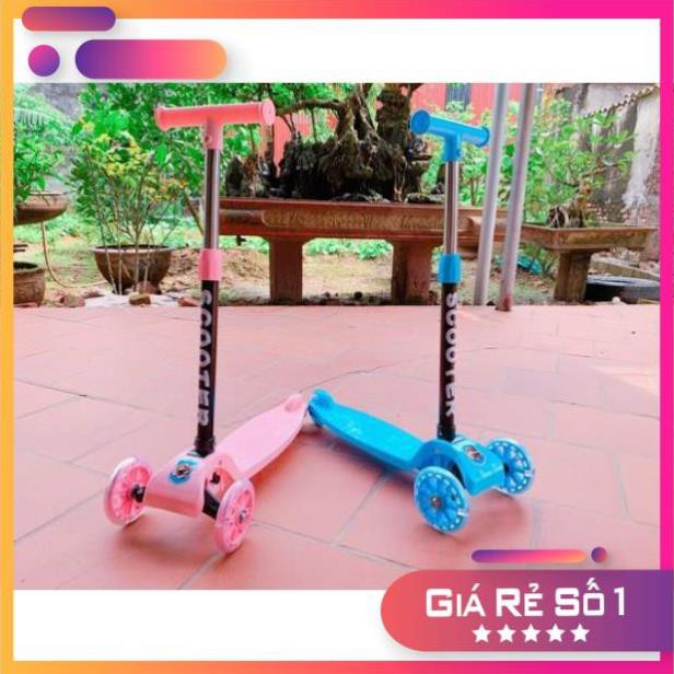 💖FREESHIP - Giá Sỉ💖 Xe Trượt Scooter - Xe Chòi Chân 3 Bánh Có Đèn Phát Sáng Bánh Xe - Đồ Gia Dụng Thông Minh