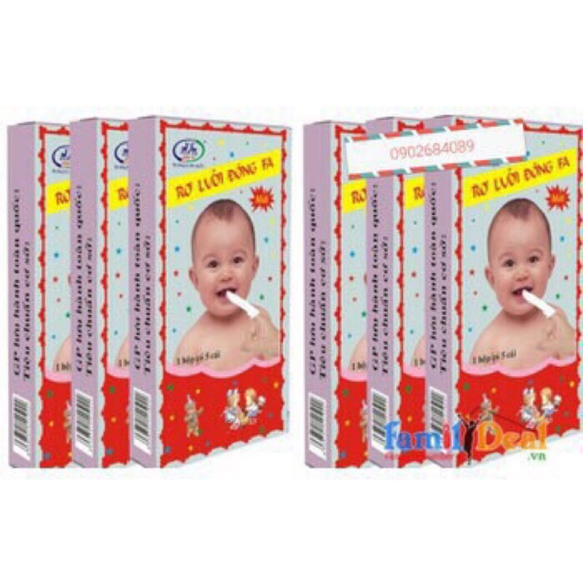 5 hộp rơ lưỡi/ tơ lưỡi Đông Pha cho trẻ sơ sinh
