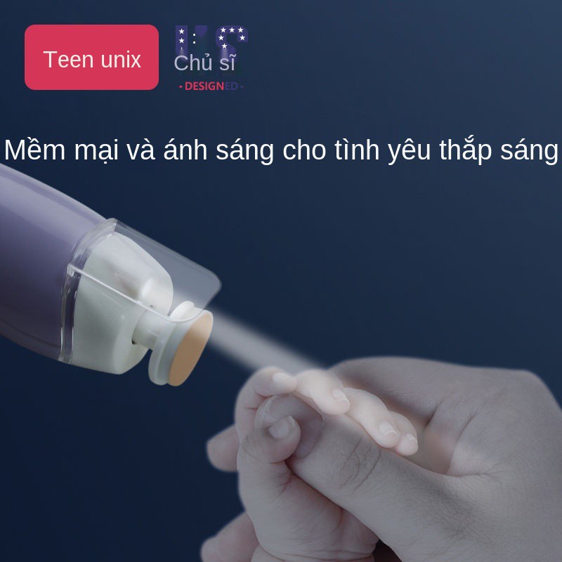 Tianmei Youke có thể sạc lại Máy đánh bóng móng tay cho bé Bộ kéo cắt sơ sinh trẻ và nhỏ