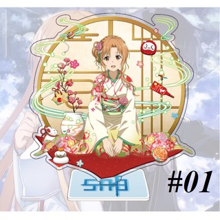 Standee mica nhân. vật sword art online