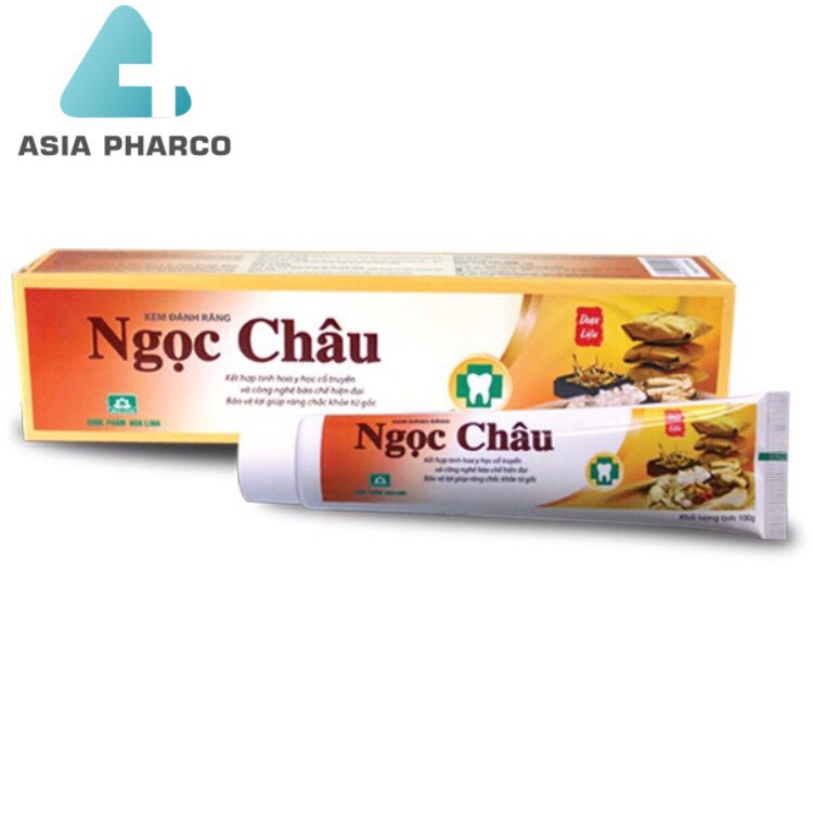 Kem Đánh Răng Dược Liệu Ngọc Châu 100gr