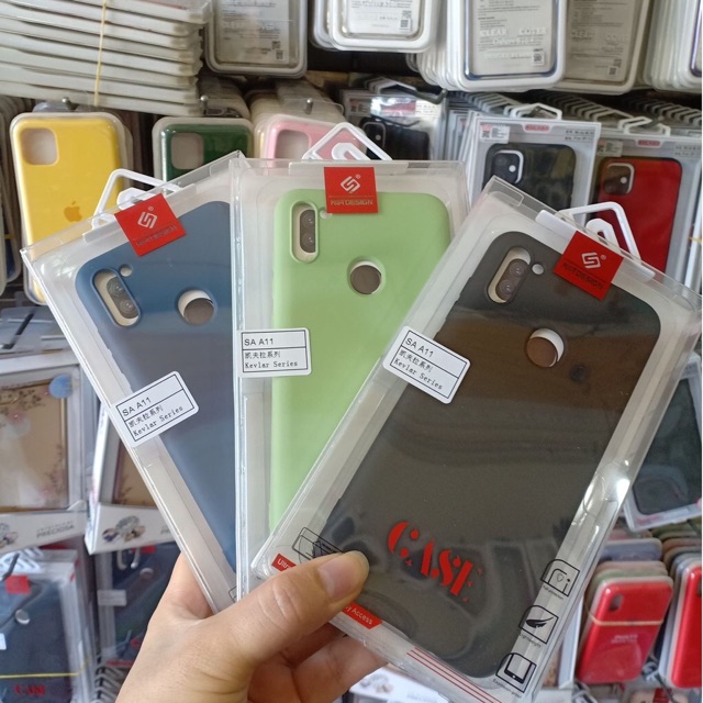 Ốp lưng Samsung Galaxy A11 Silicon chống bẩn hiệu KT Desing
