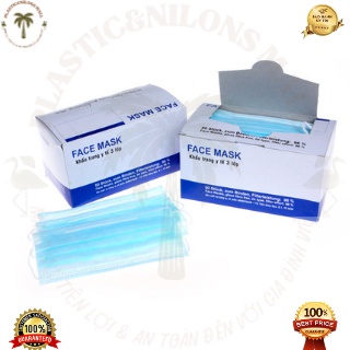 Hộp khẩu trang y tế 4 lớp BISOU 50 cái, khẩu trang y tế
