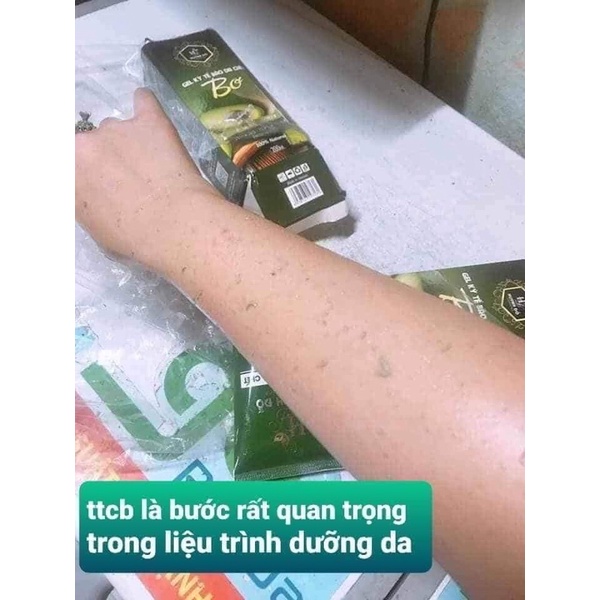 Tẩy tế bào chết bơ Huỳnh Đỗ