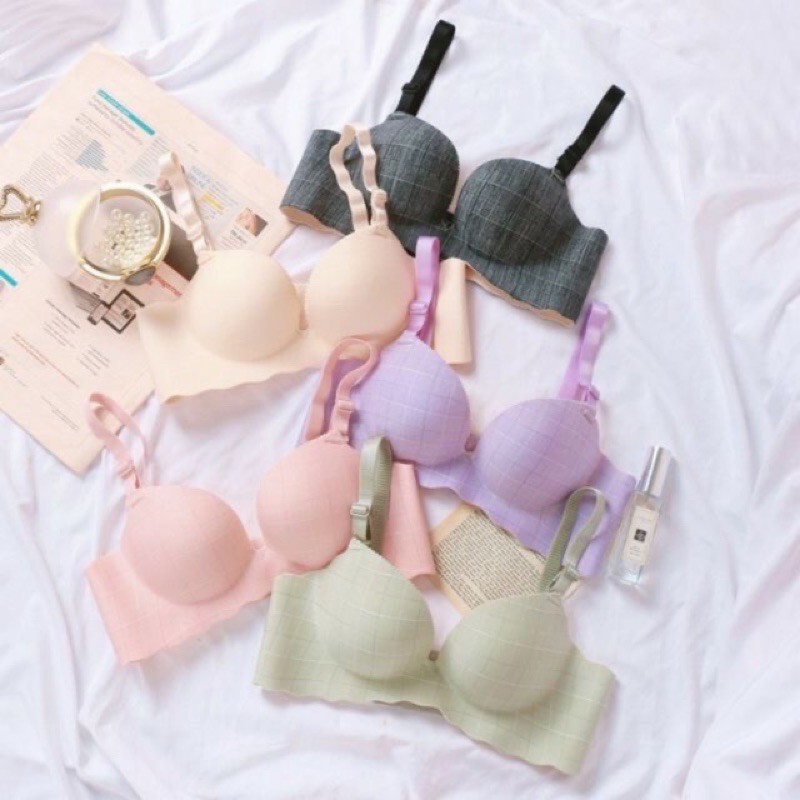 Áo Lót Su Nâng Ngực Muối Tiêu Đệm Dày 315