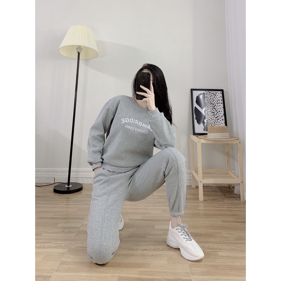 [HOT] Bộ Nỉ Bông Nữ Hottrend 2021 - Vải nỉ cao cấp không xù - 5 màu thời trang | BigBuy360 - bigbuy360.vn